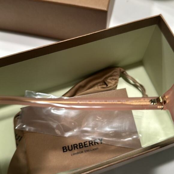 Burberry Phantos 52mm Sunglasses Pink Brown Gradient - Picture 6 of 16